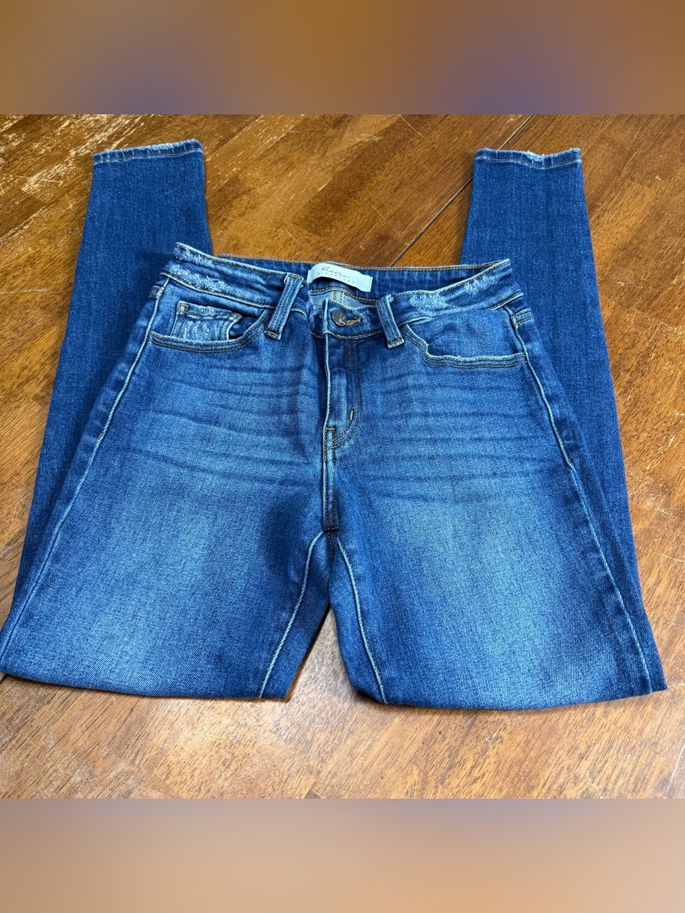 Kancan Signature Jeans Size 27 Dark Wash High Rise Skinny Stretch Denim
